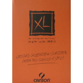Blok lepený CANSON XL Sketch A4 (90g/m2, 100archů)