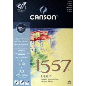 Blok lepený CANSON DESSIN 1557 (180 g/m2, 30 archů)