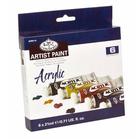 Akrylové barvy Royal&Langnickel Acrylic Paint 6 x 21 ml
