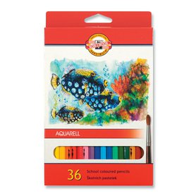 Akvarelové pastelové tužky KOH-I-NOOR 36ks