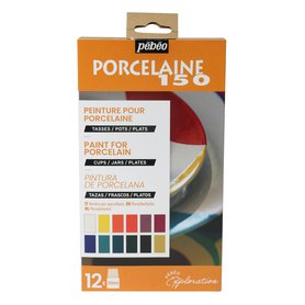 Barvy na porcelán PÉBÉO PORCELAINE 150 Exploration 12 × 20 ml - I