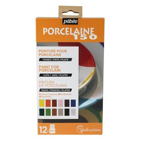 Barvy na porcelán PÉBÉO PORCELAINE 150 Exploration 12 × 20 ml - II