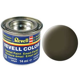 Modelářská emailová barva Revell černozelená matná 14 ml - č.40