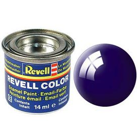 Modelářská emailová barva Revell modrá noční lesklá 14 ml - č.54