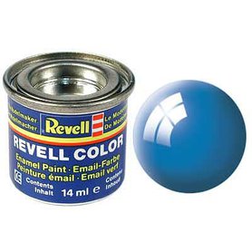Modelářská emailová barva Revell modrá světlá lesklá 14 ml - č.50