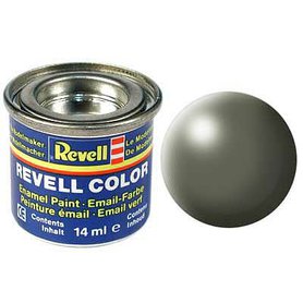 Modelářská emailová barva Revell zelená rákosová polomatná 14 ml - č.362