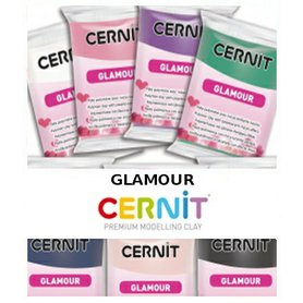Modelovací hmota Cernit Glamour 56 g - efektní odstíny