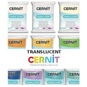 Modelovací hmota Cernit Translucent 56 g - průhledné odstíny