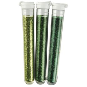 Jemné třpytky Rayher (3 barvy) - zelené odstíny