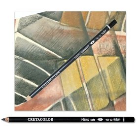 Umělecká tužka CRETACOLOR NERO - různé tvrdosti