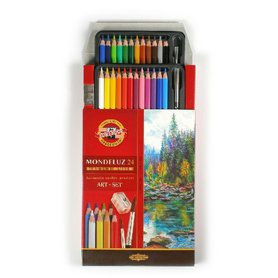 Umělecké akvarelové pastelové tužky KOH-I-NOOR MONDELUZ ART 24ks