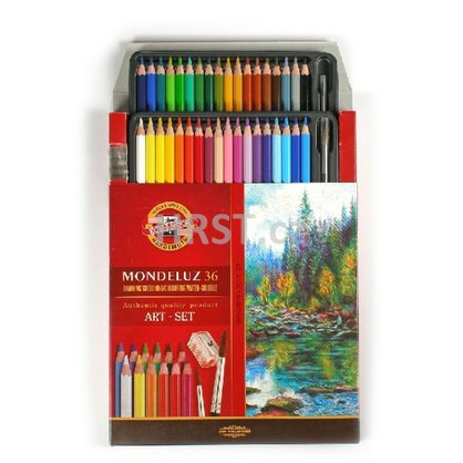 Umělecké akvarelové pastelové tužky KOH-I-NOOR MONDELUZ ART