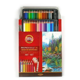 Umělecké akvarelové pastelové tužky KOH-I-NOOR MONDELUZ ART 36ks