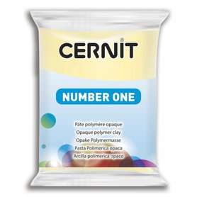 Modelovací hmota Cernit Number One 56 g - žlutá vanilková